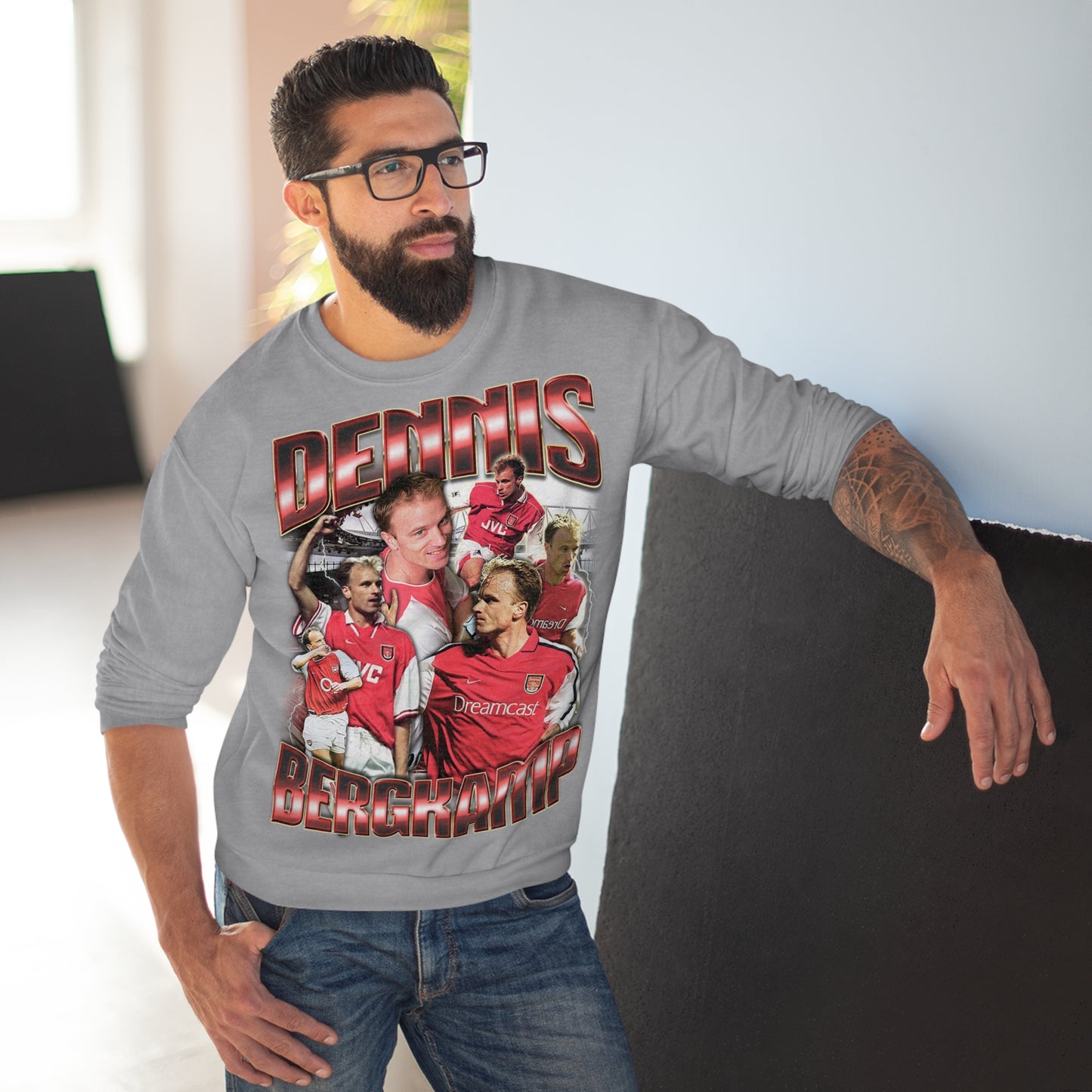 Dukserica s okruglim izrezom Dennis Bergkamp