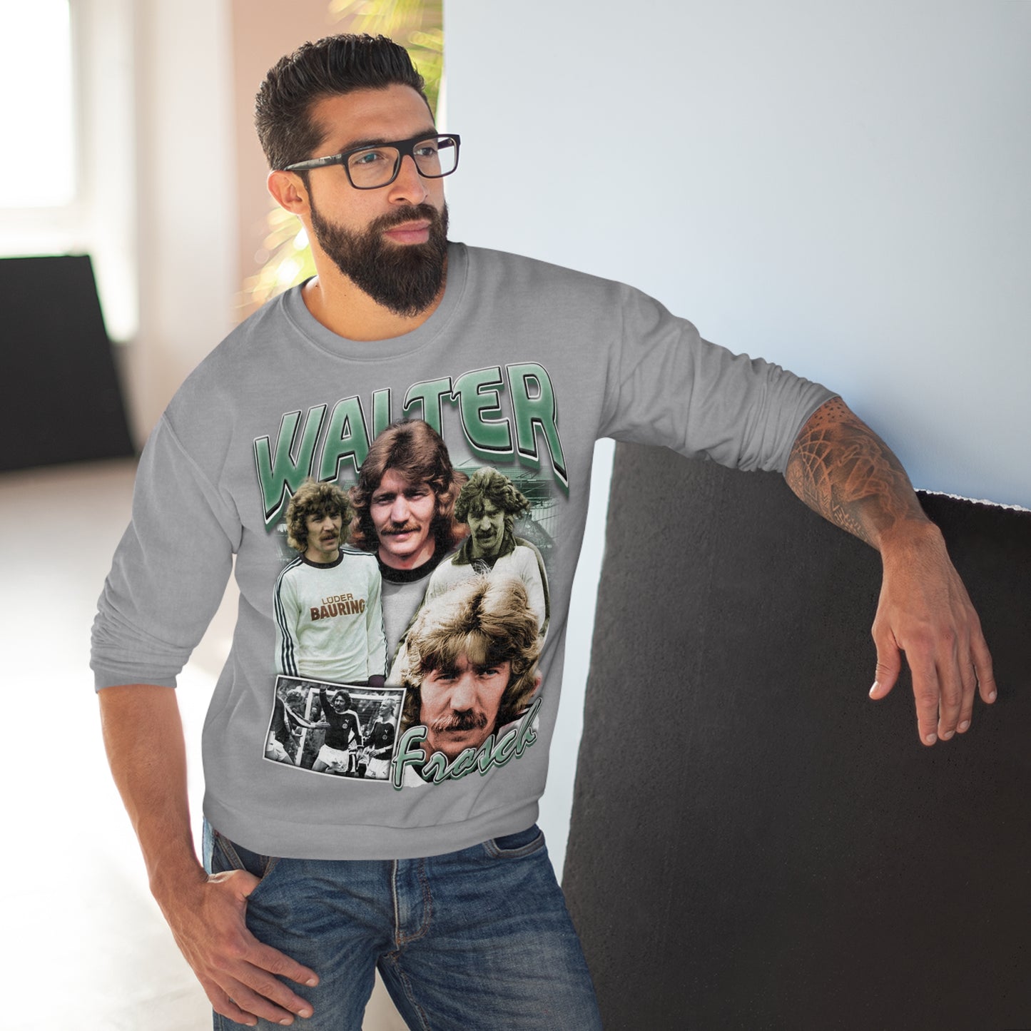 Dukserica s okruglim izrezom Walter Frosch