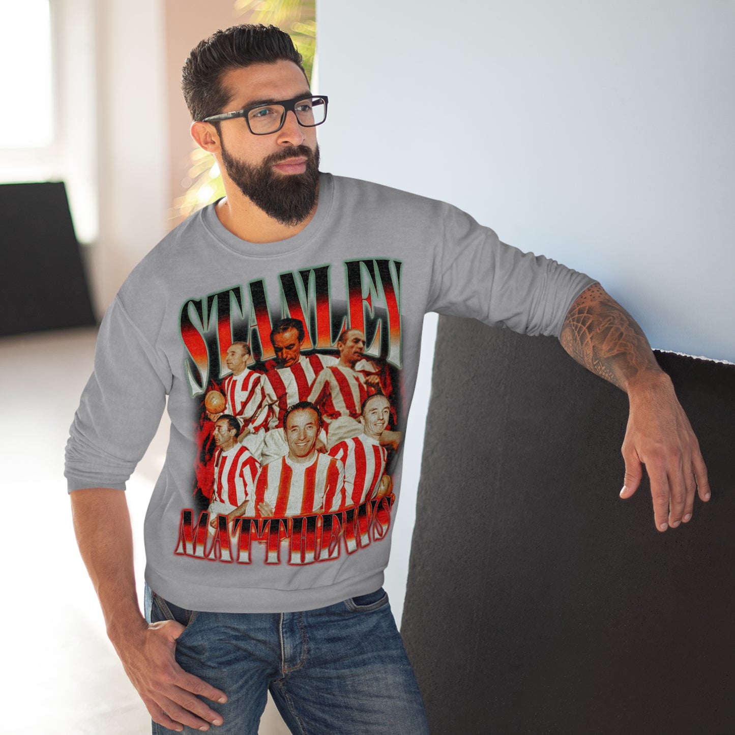 Dukserica s okruglim izrezom Stanley Matthews