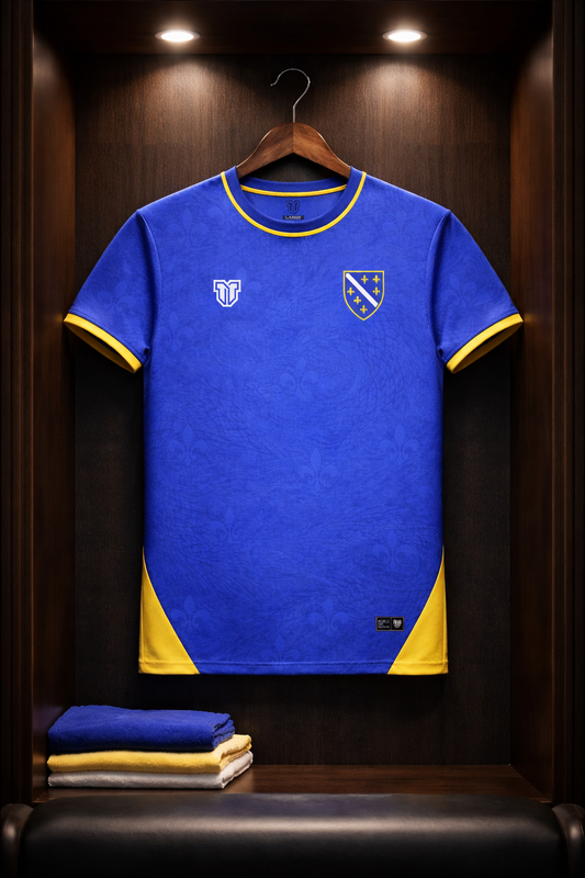 Bosnia & Herzegovina "Royal Blue" Concept Jersey - Kick Couture concept football shirt - photo 2
