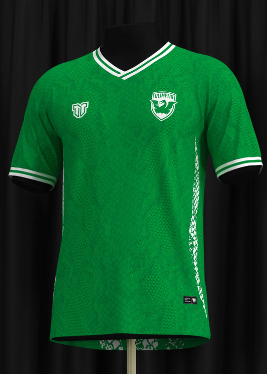 Ljubljana "City of Dragons" Concept Jersey | Green Fan Edition - Kick Couture concept football shirt - photo 2