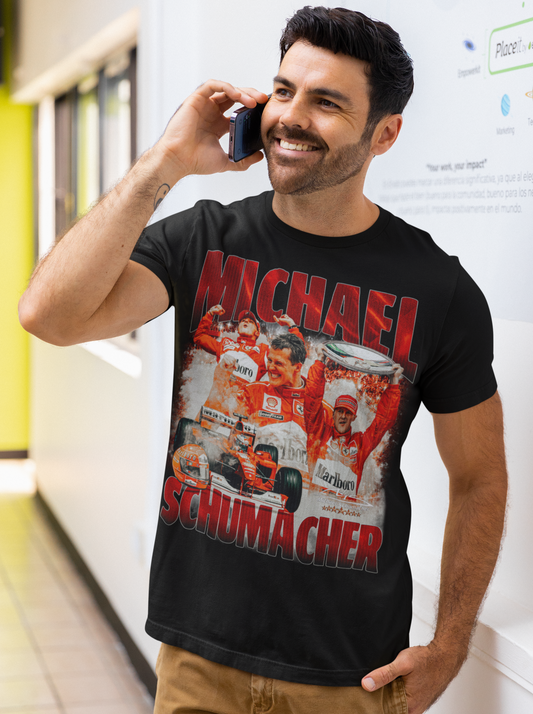 Michael Schumacher Bootleg T-Shirt Ferrari - bootleg football t-shirt by Kick Couture - photo 2