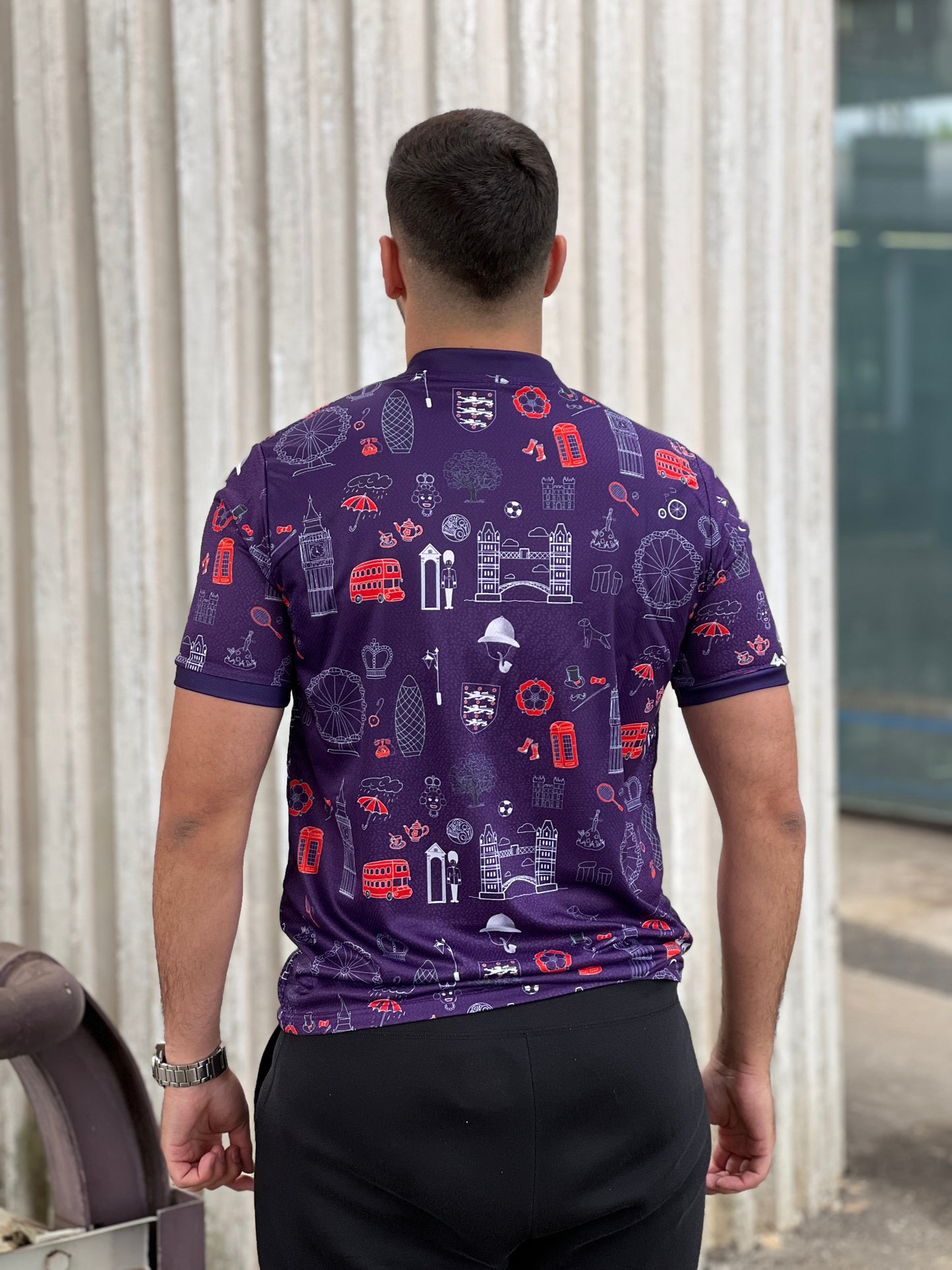 Majica nogometne reprezentacije Engleske Heritage Purple