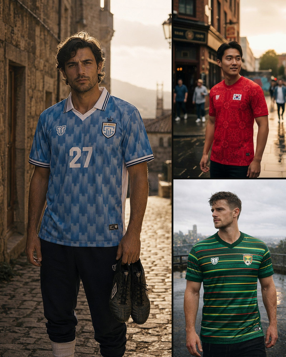 Nations concept football shirts by Kick Couture