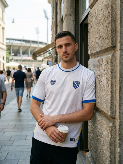 Bosnia & Herzegovina Fleur-de-Lis Away Concept Jersey