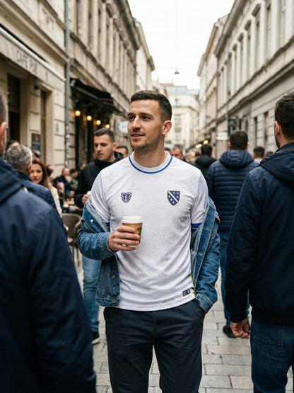 Bosnia & Herzegovina Fleur-de-Lis Away Concept Jersey