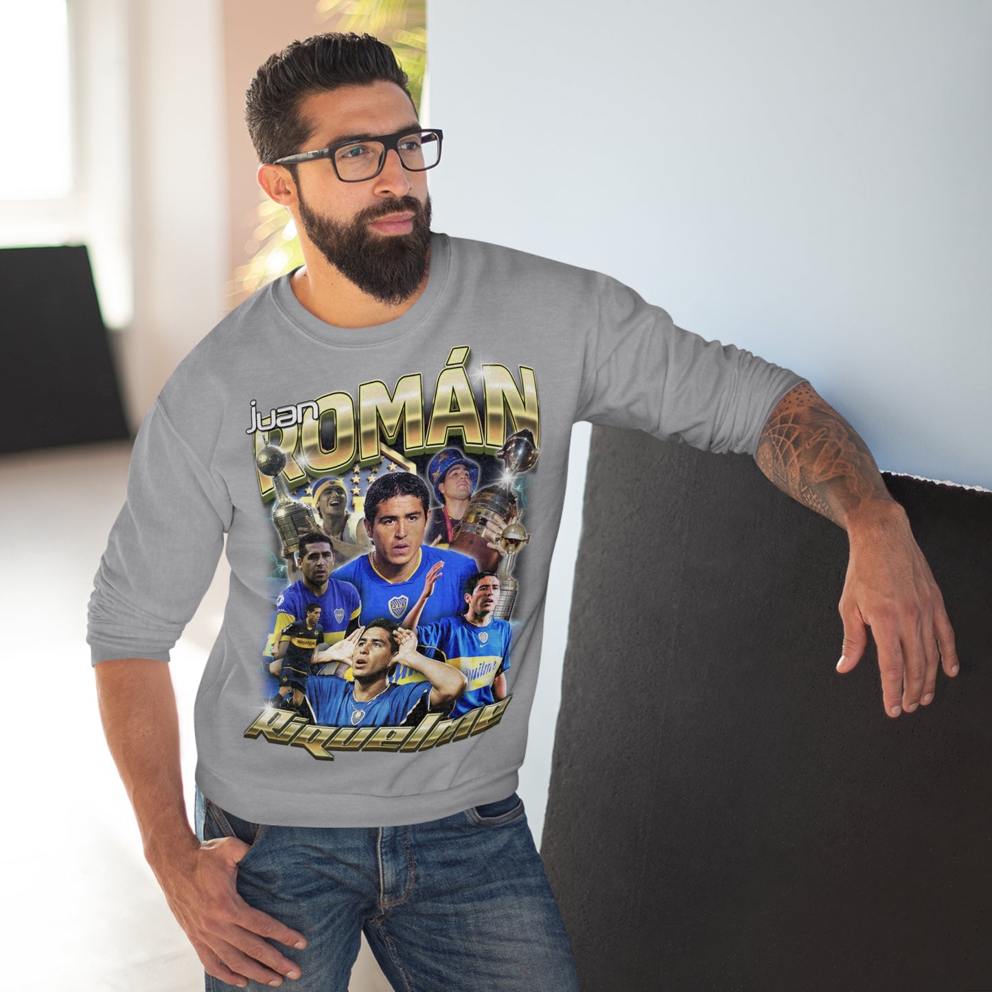 Juan Román Riquelme Dukserica s okruglim izrezom 