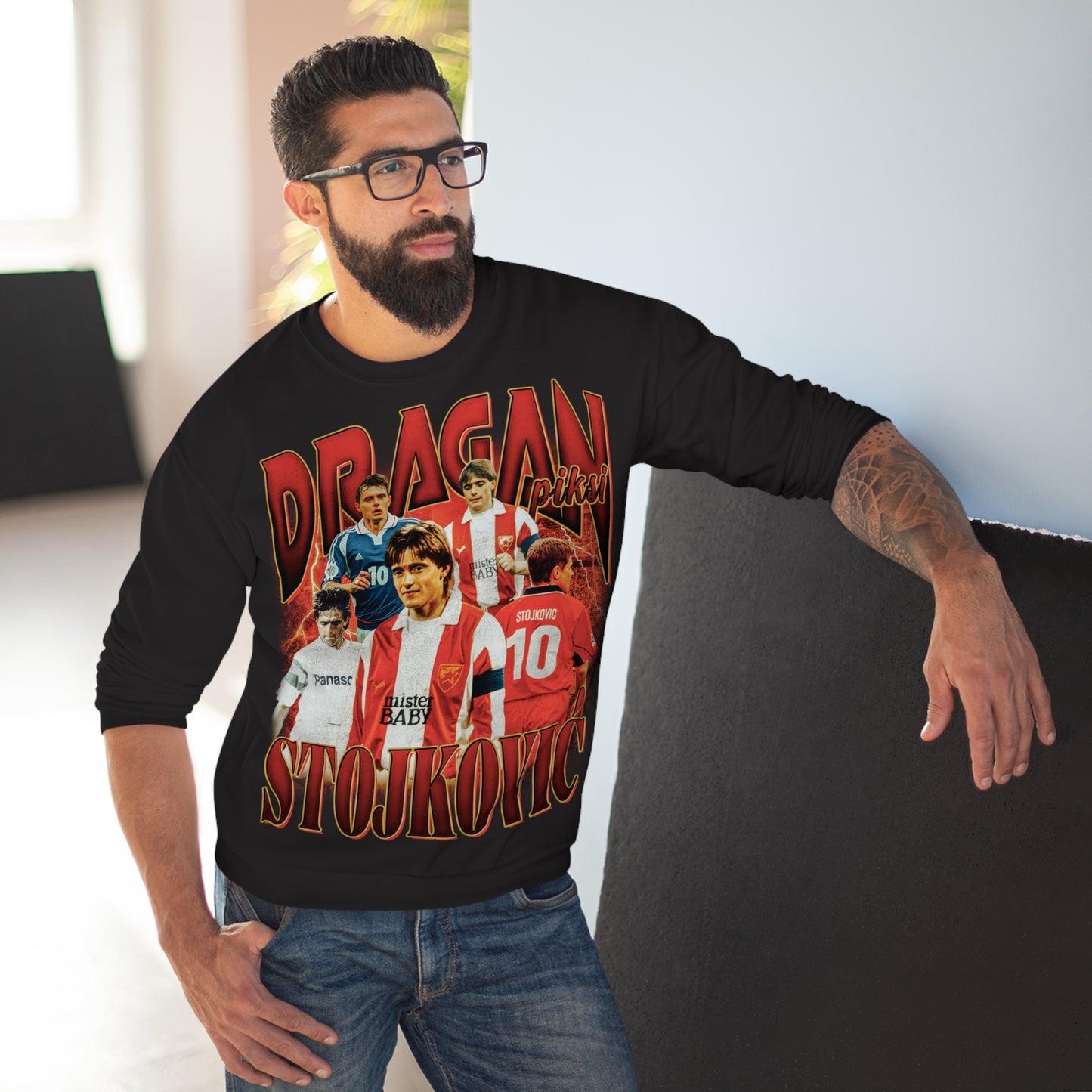 Dragan Stojković Piksi Pixi Duks s okruglim izrezom 