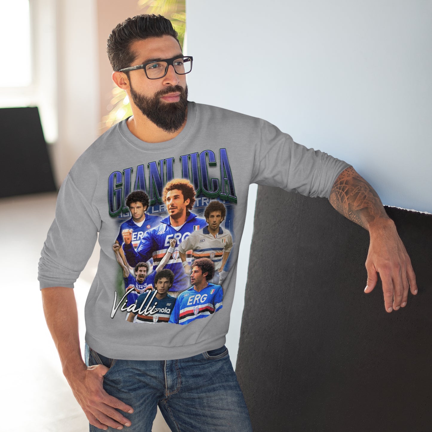 Gianluca Vialli Dukserica s okruglim izrezom 