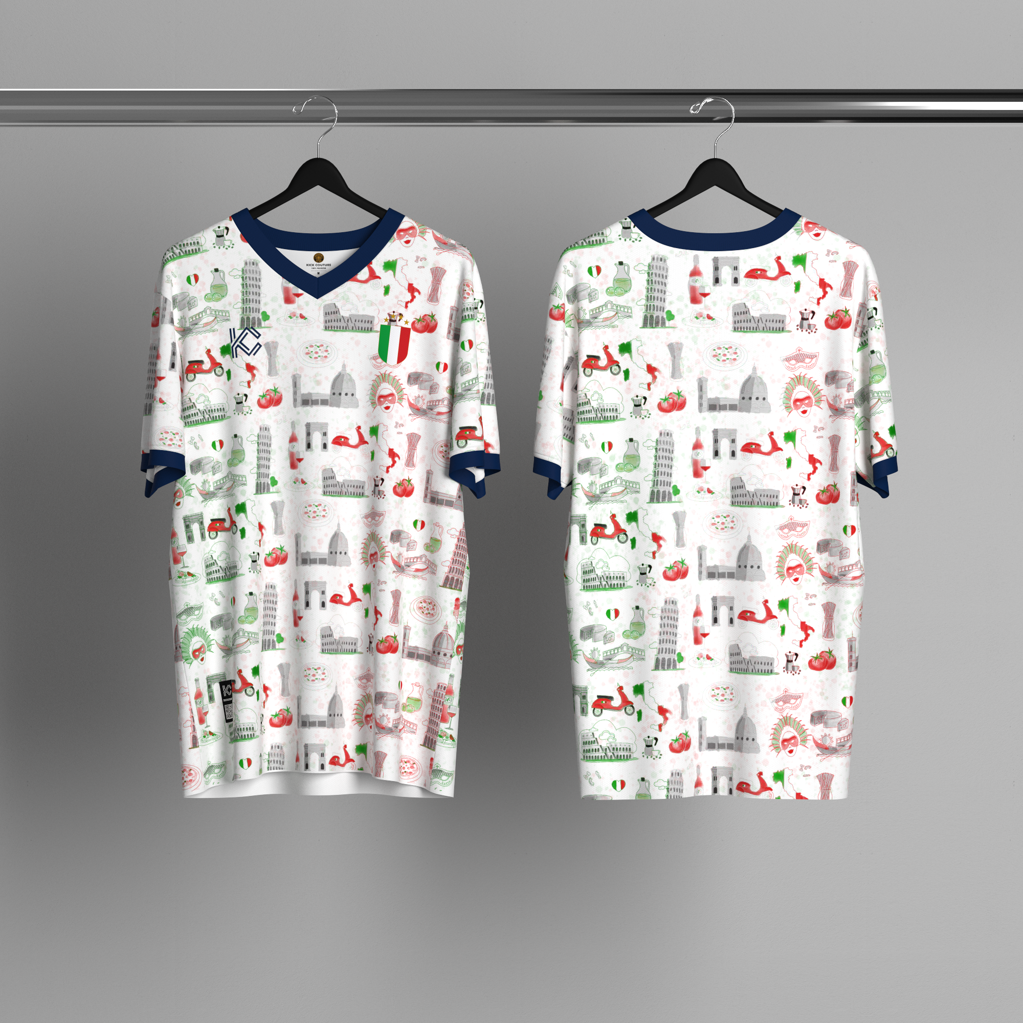 Italy National Team Football Shirt Heritage White