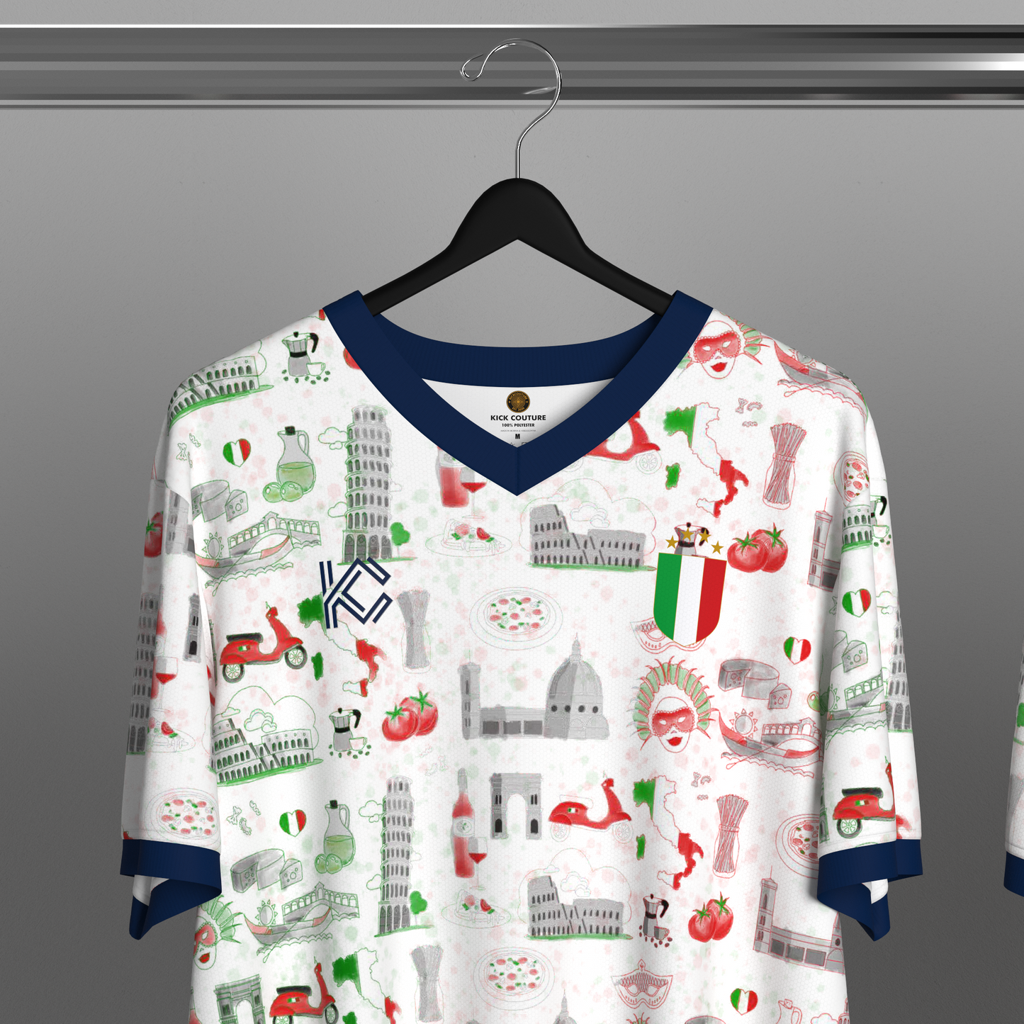 Majica nogometne reprezentacije Italije Heritage Bijela