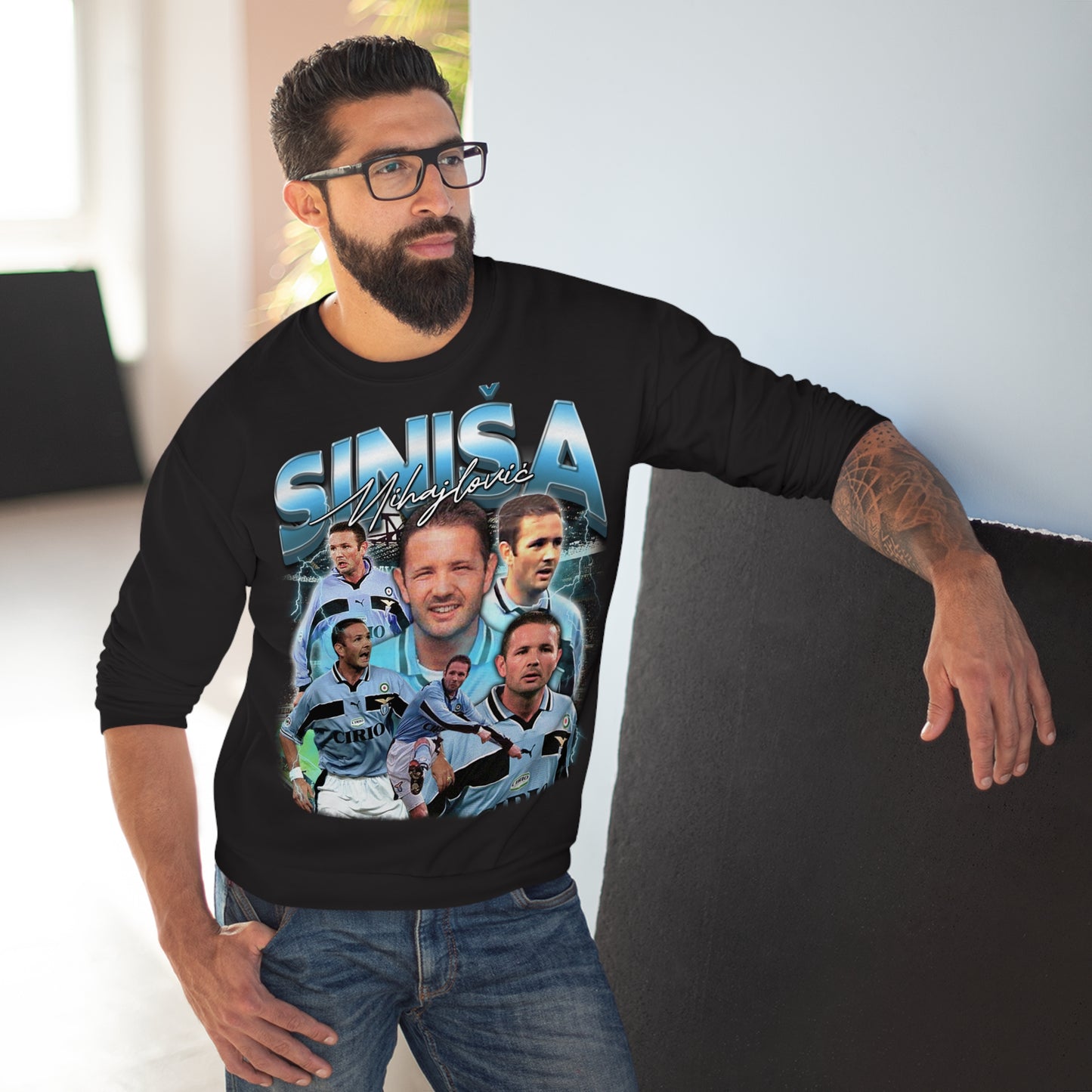 Siniša Mihajlović Duks Lazio sa okruglim izrezom 