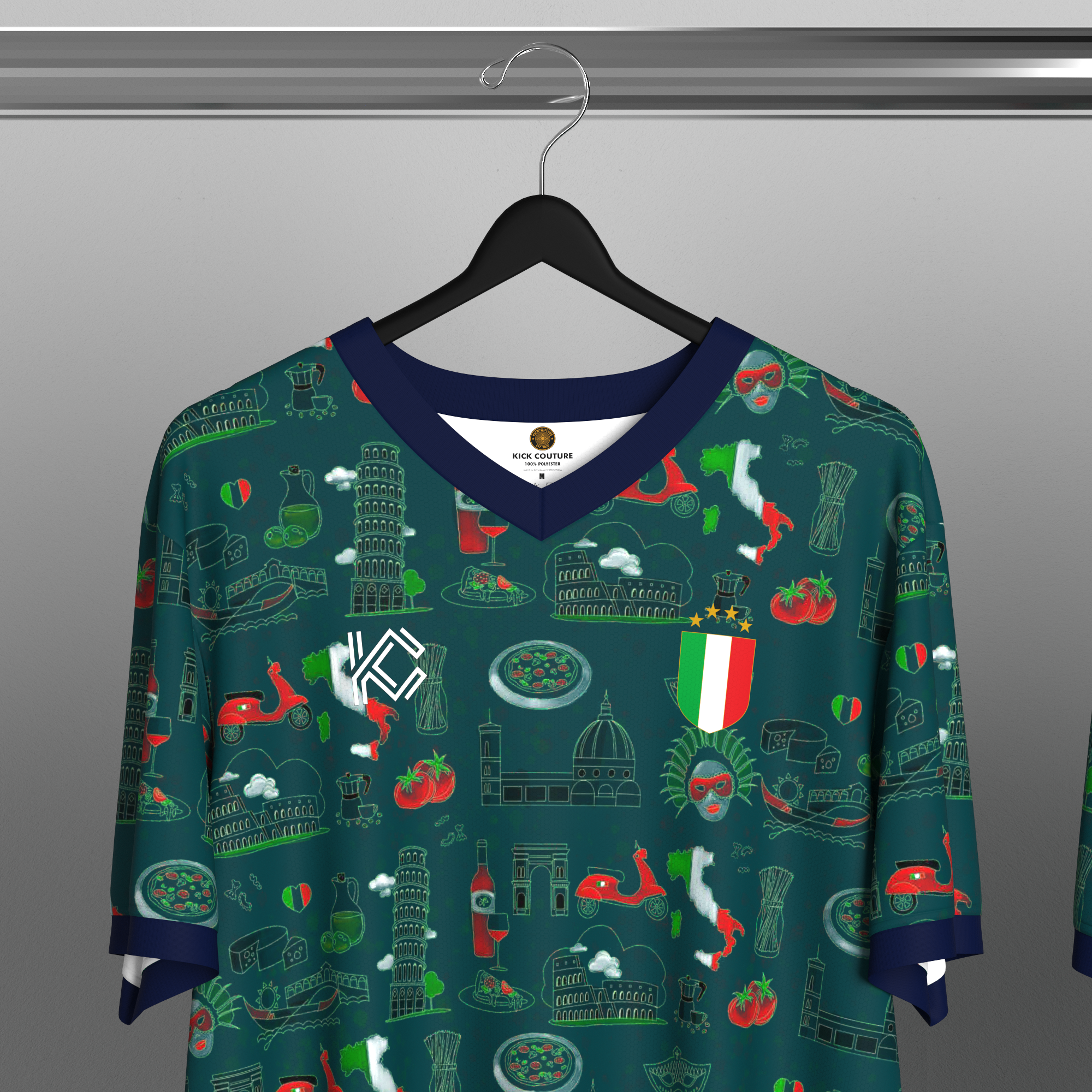 Italy National Team Football Shirt Heritage Green