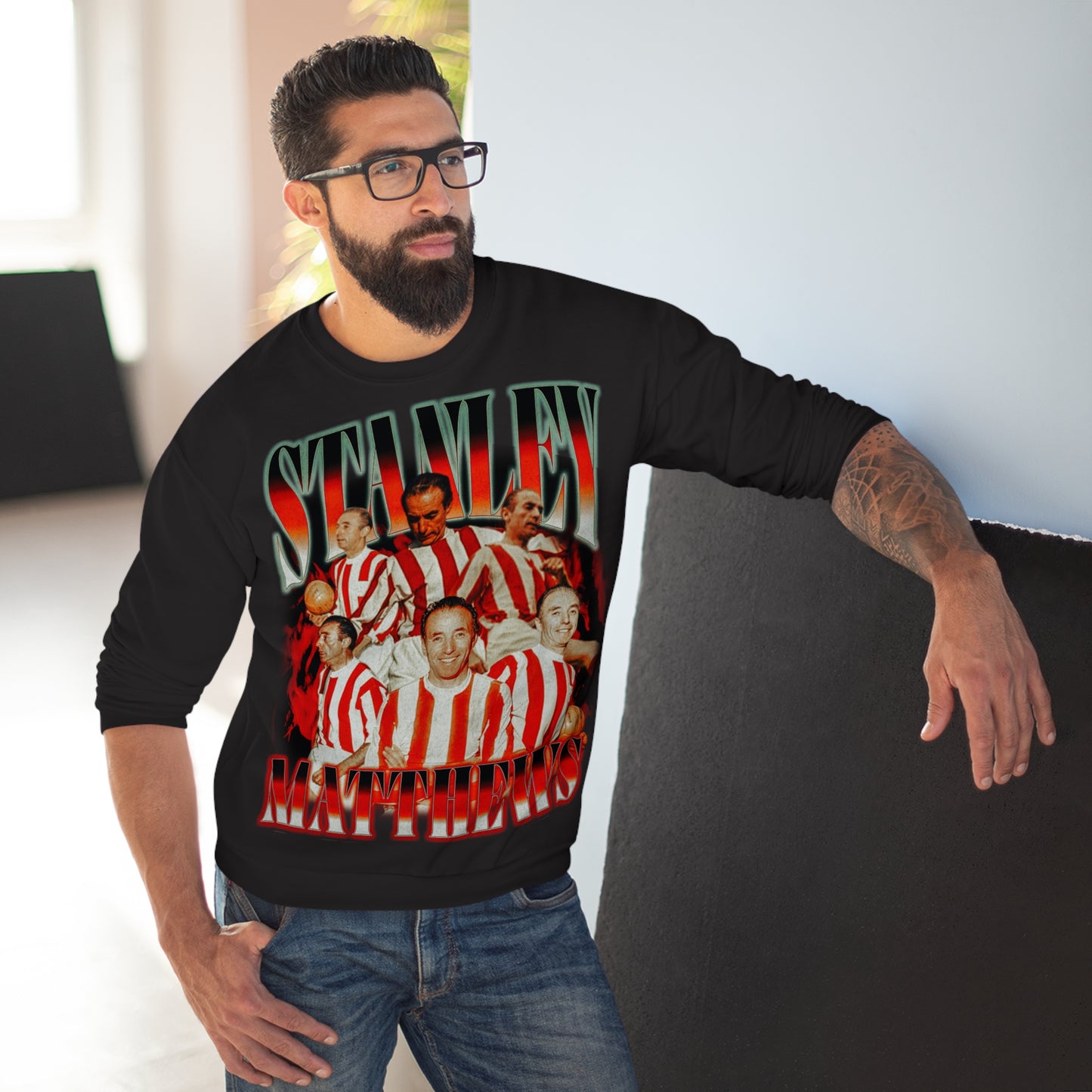 Dukserica s okruglim izrezom Stanley Matthews 