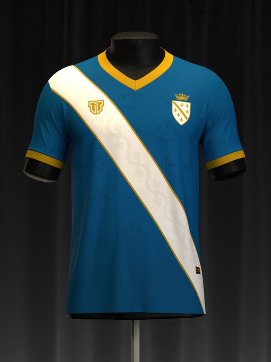 Bosnia & Herzegovina Concept Jersey | "Royal Tvrtko" Edition - Kick Couture concept football shirt - photo 2