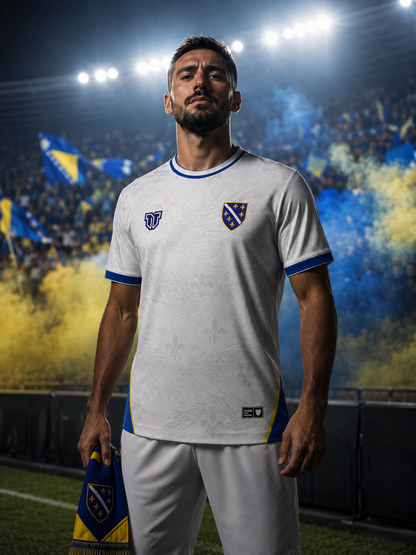 Bosnia & Herzegovina Fleur-de-Lis Away Concept Jersey