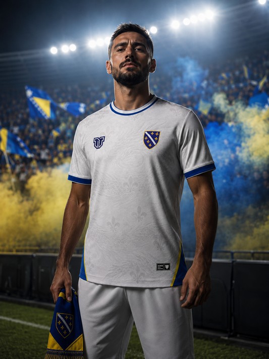Bosnia & Herzegovina Fleur-de-Lis Away Concept Jersey