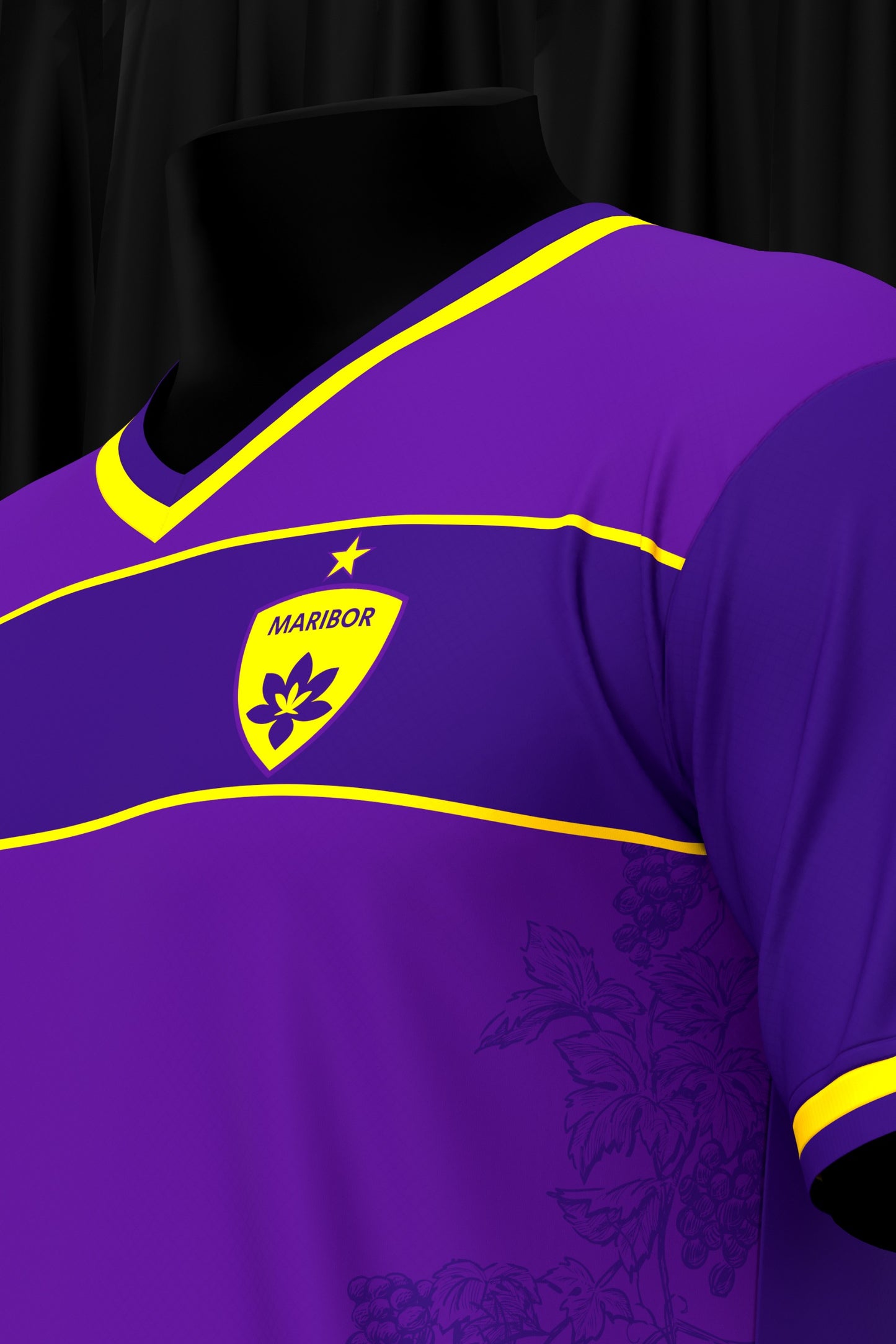 Maribor '99 "Vine of Victory" Concept Jersey | Violets Fan Edition