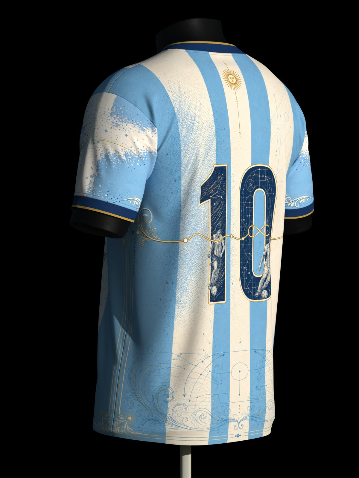 Argentina Heritage Jersey — De Diego a Leo