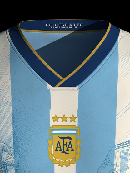 Argentina Heritage Jersey — De Diego a Leo