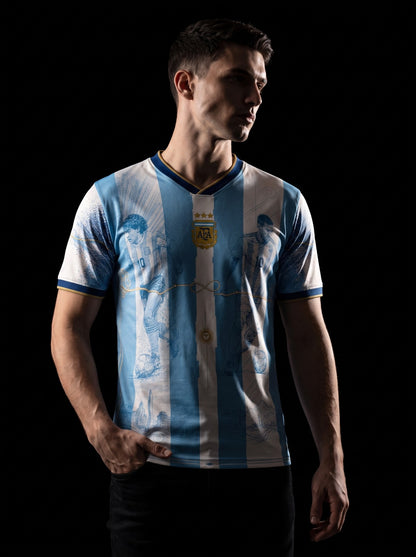 Argentina Heritage Jersey — De Diego a Leo