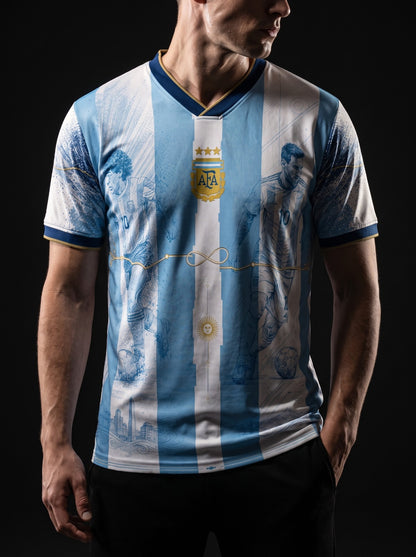 Argentina Heritage Jersey — De Diego a Leo