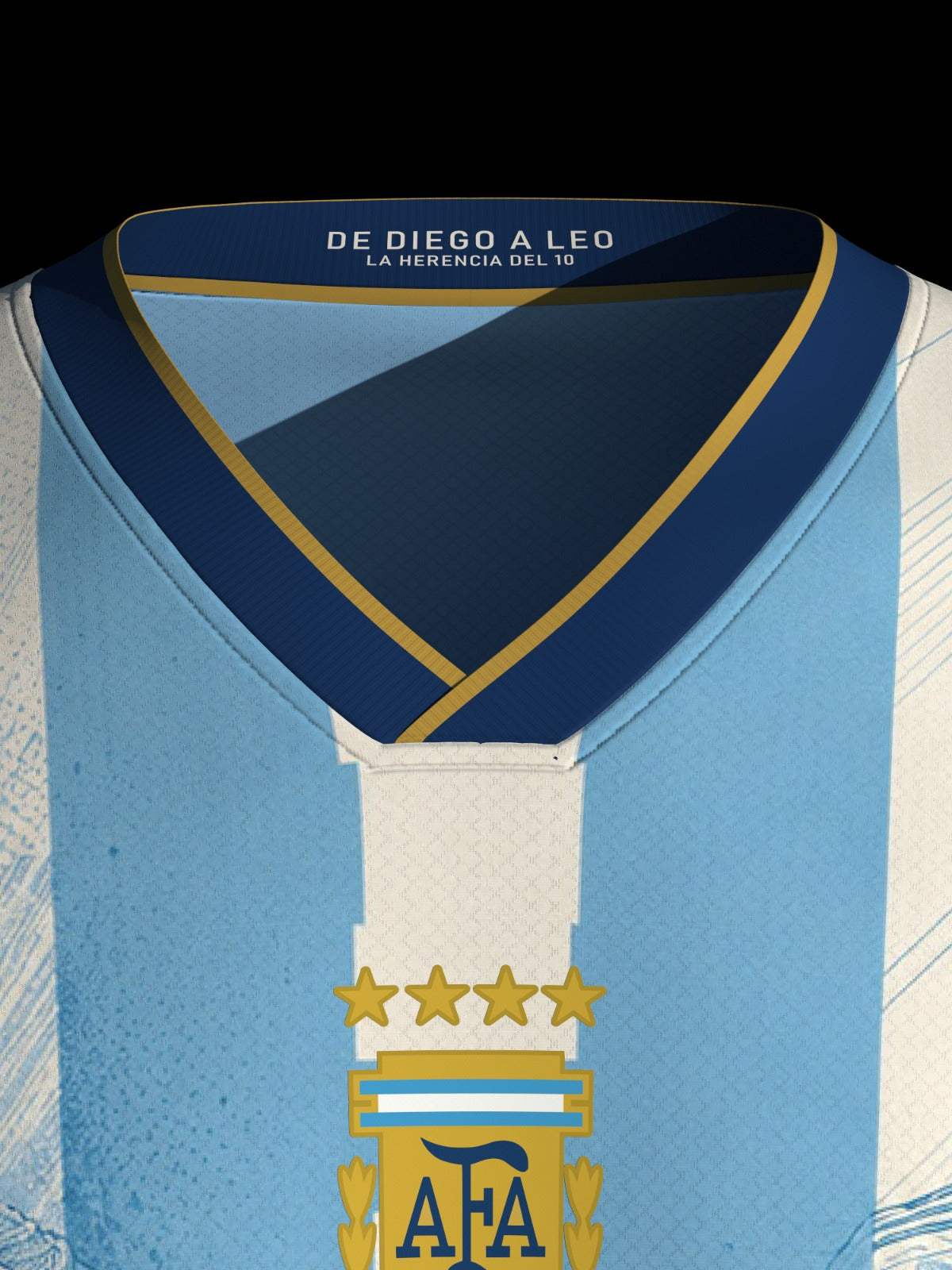 Argentina Heritage Jersey — De Diego a Leo