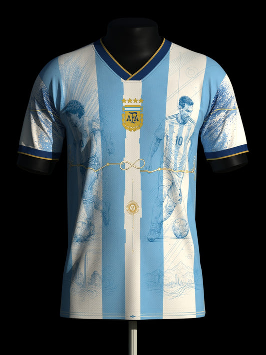 Argentina Heritage Jersey — De Diego a Leo