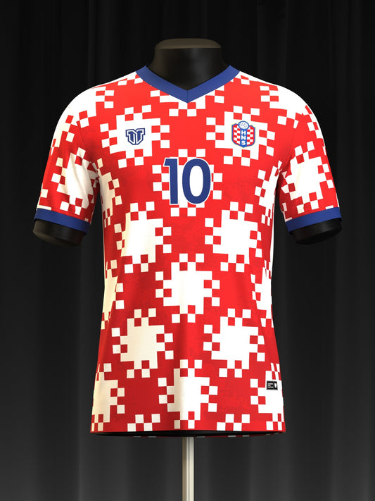 Croatia "Vatreni" Concept Jersey | Checkered "Pleter" Edition