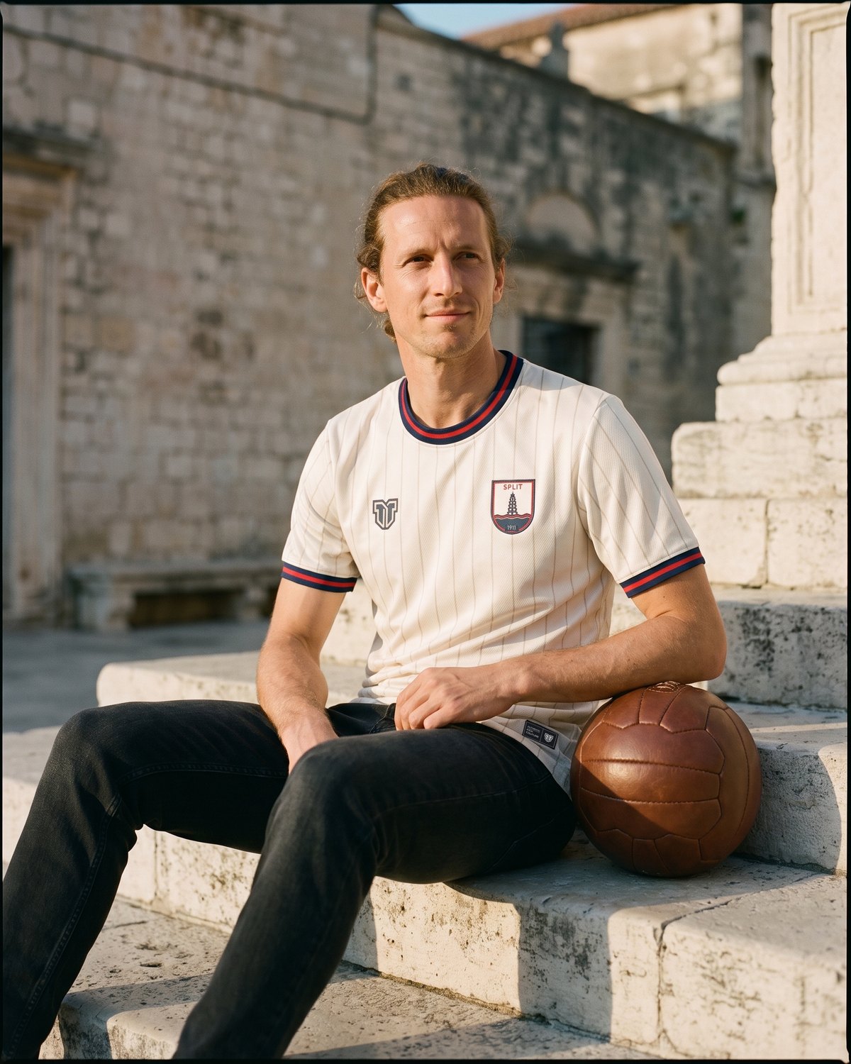Adriatic Masters Unbeaten 50 Split tribute football jersey