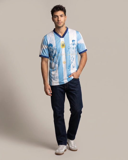 Argentina Heritage Jersey — De Diego a Leo