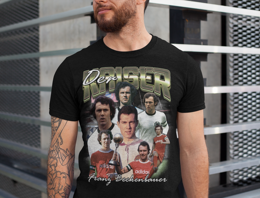 Franz Beckenbauer Bootleg T-Shirt - bootleg football t-shirt by Kick Couture - photo 2