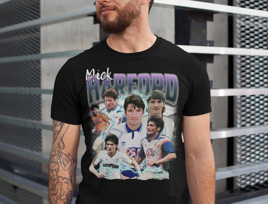 Mick Harford Bootleg T-Shirt - bootleg football t-shirt by Kick Couture - photo 2
