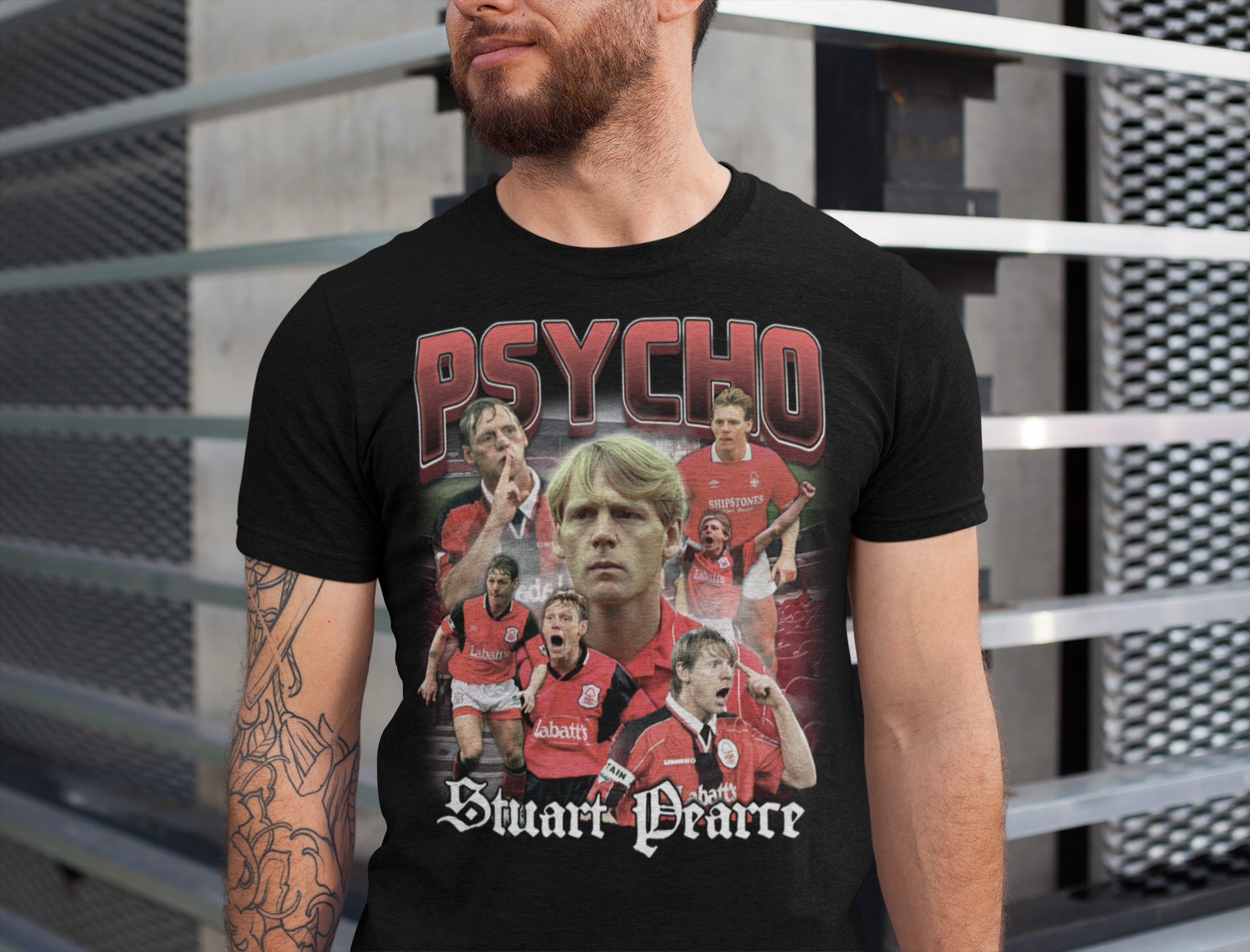 Stuart Pearce Bootleg T-Shirt