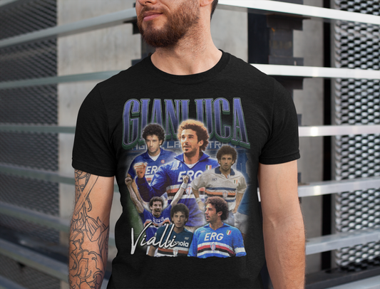 Gianluca Vialli Bootleg T-Shirt - bootleg football t-shirt by Kick Couture - photo 2