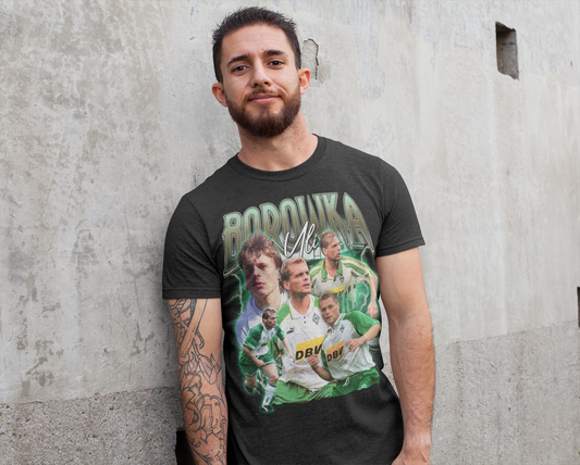 Uli Ulrich Borowka Bootleg T-Shirt - bootleg football t-shirt by Kick Couture - photo 2
