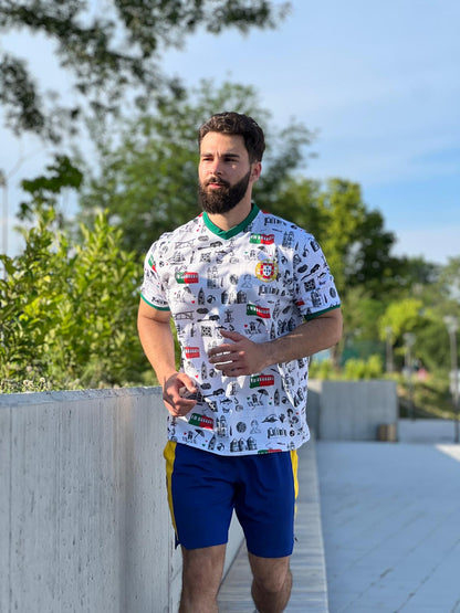 Portugal National Team Football Shirt Heritage White