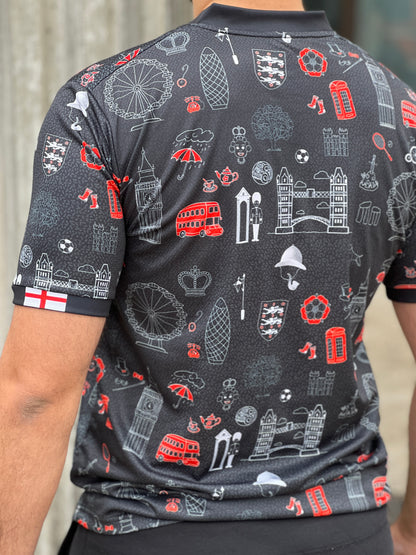 Majica nogometne reprezentacije Engleske Heritage crna