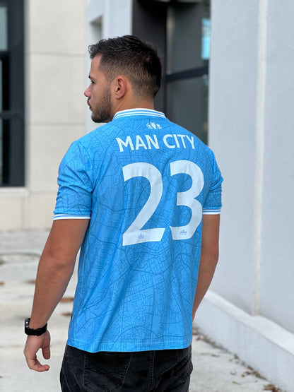 Man City Treble Home
