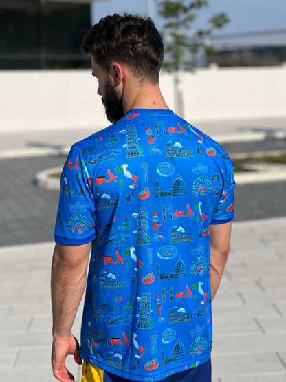 Majica nogometne reprezentacije Italije Heritage Plava