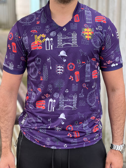 Majica nogometne reprezentacije Engleske Heritage Purple