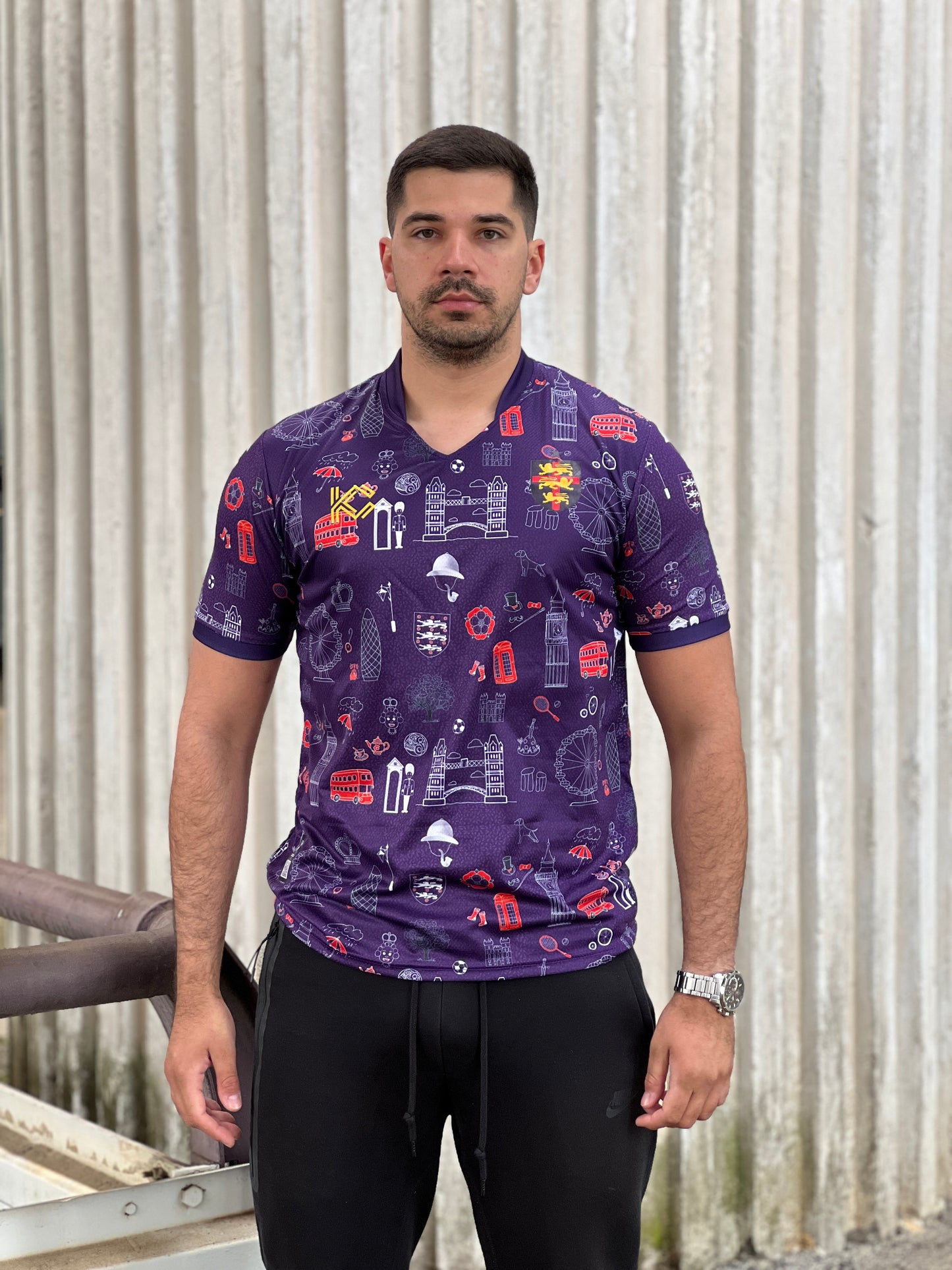 Majica nogometne reprezentacije Engleske Heritage Purple