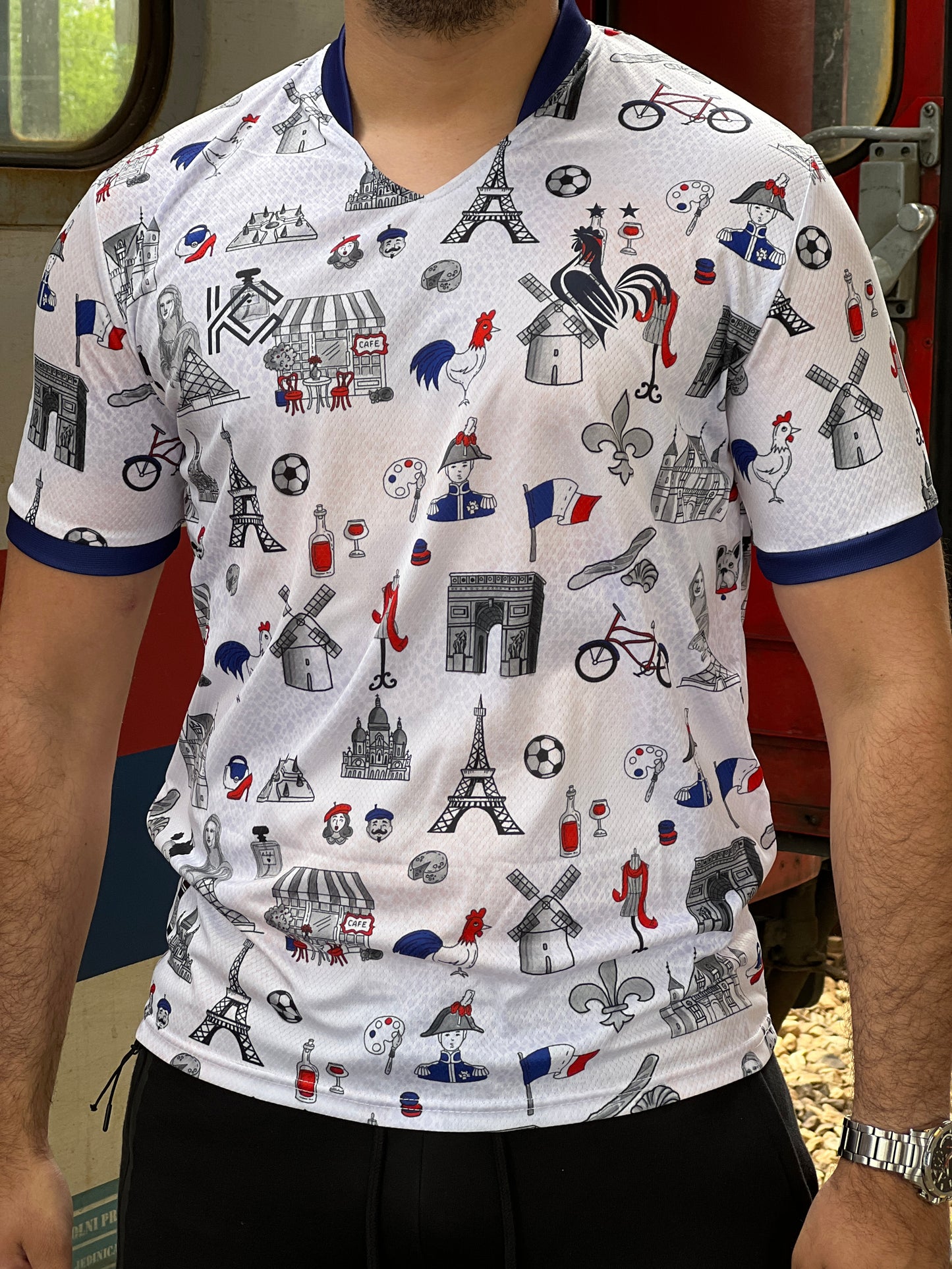 Fudbalska majica reprezentacije Francuske Heritage U gostima