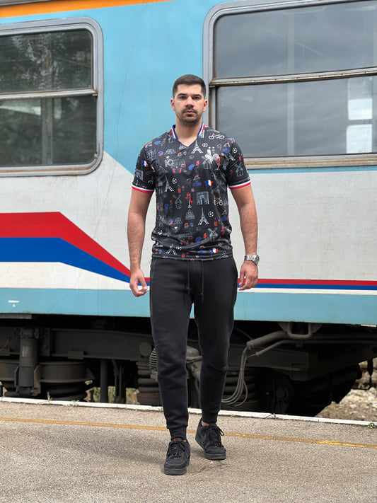 France National Team Football Shirt Heritage Black