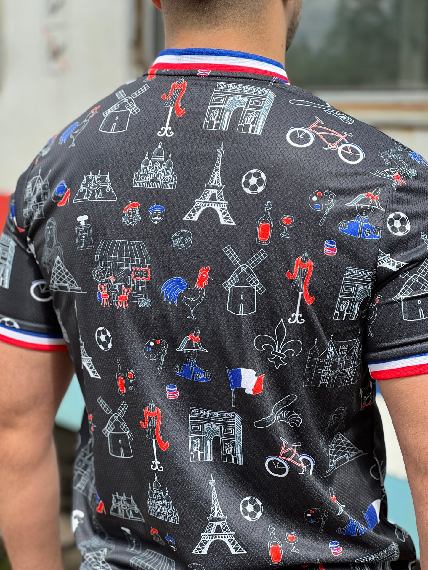 Majica reprezentacije Francuske Heritage Crna