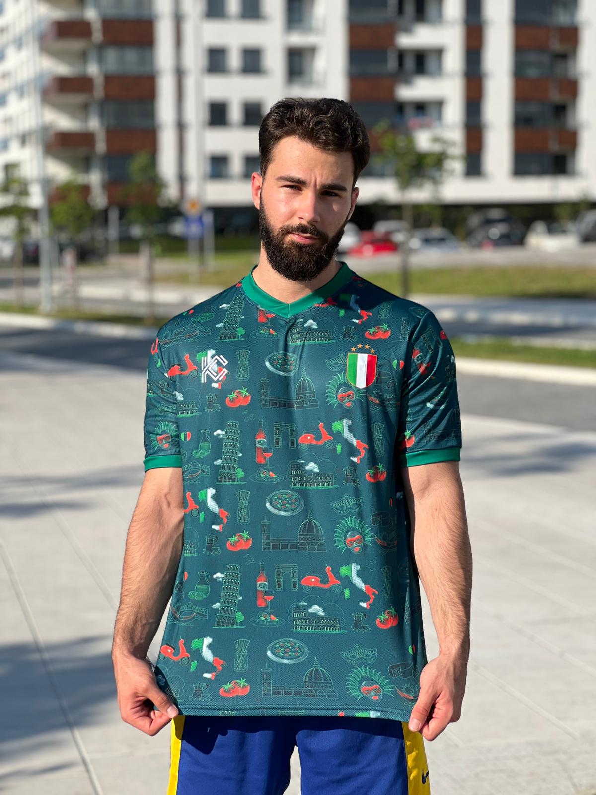 Italy National Team Football Shirt Heritage Green