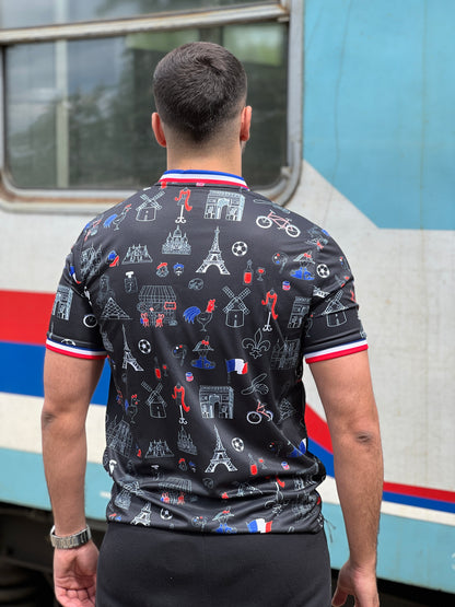 Majica reprezentacije Francuske Heritage Crna