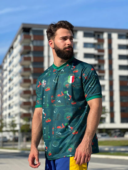 Italy National Team Football Shirt Heritage Green