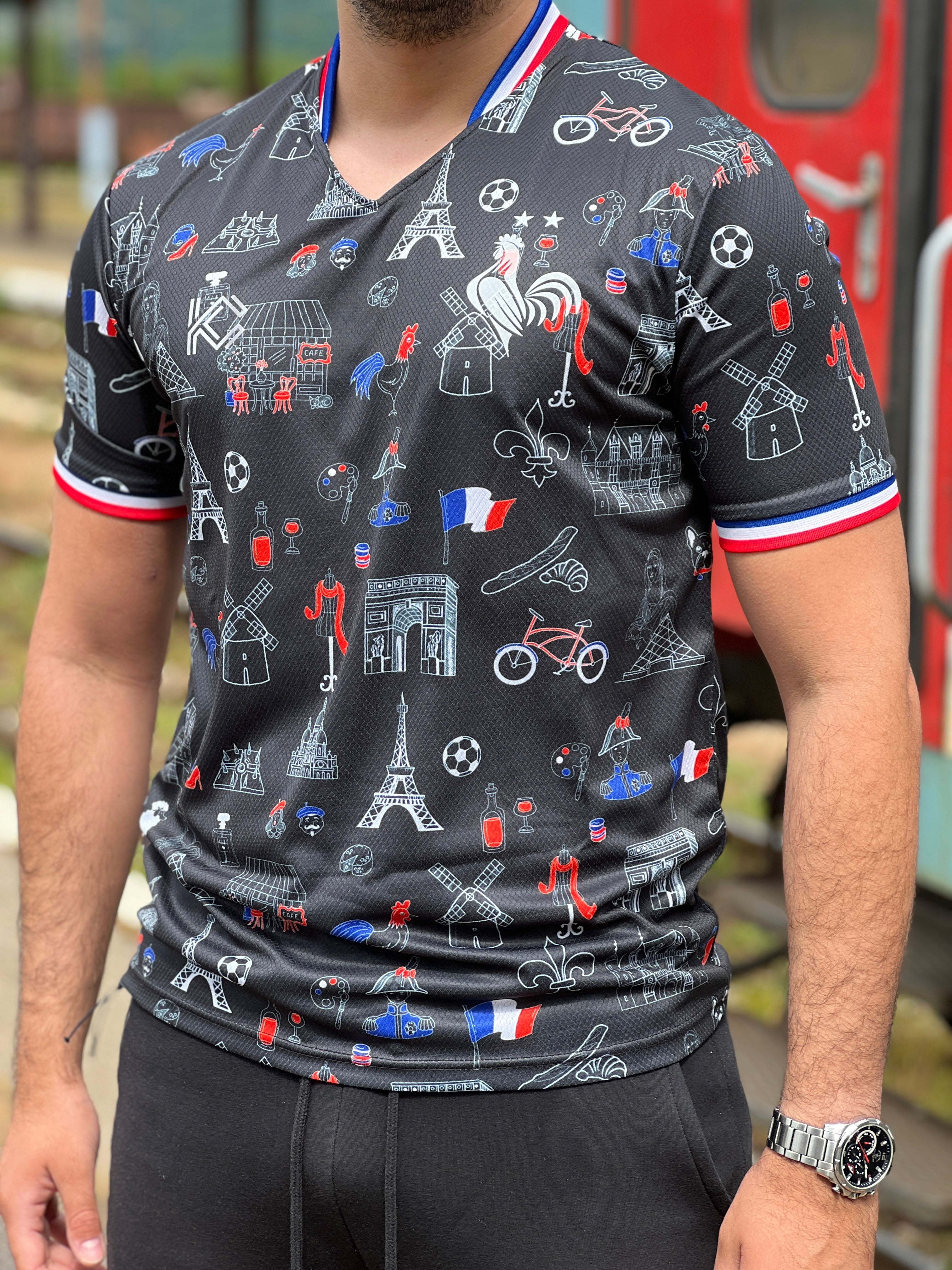 France National Team Football Shirt Heritage Black