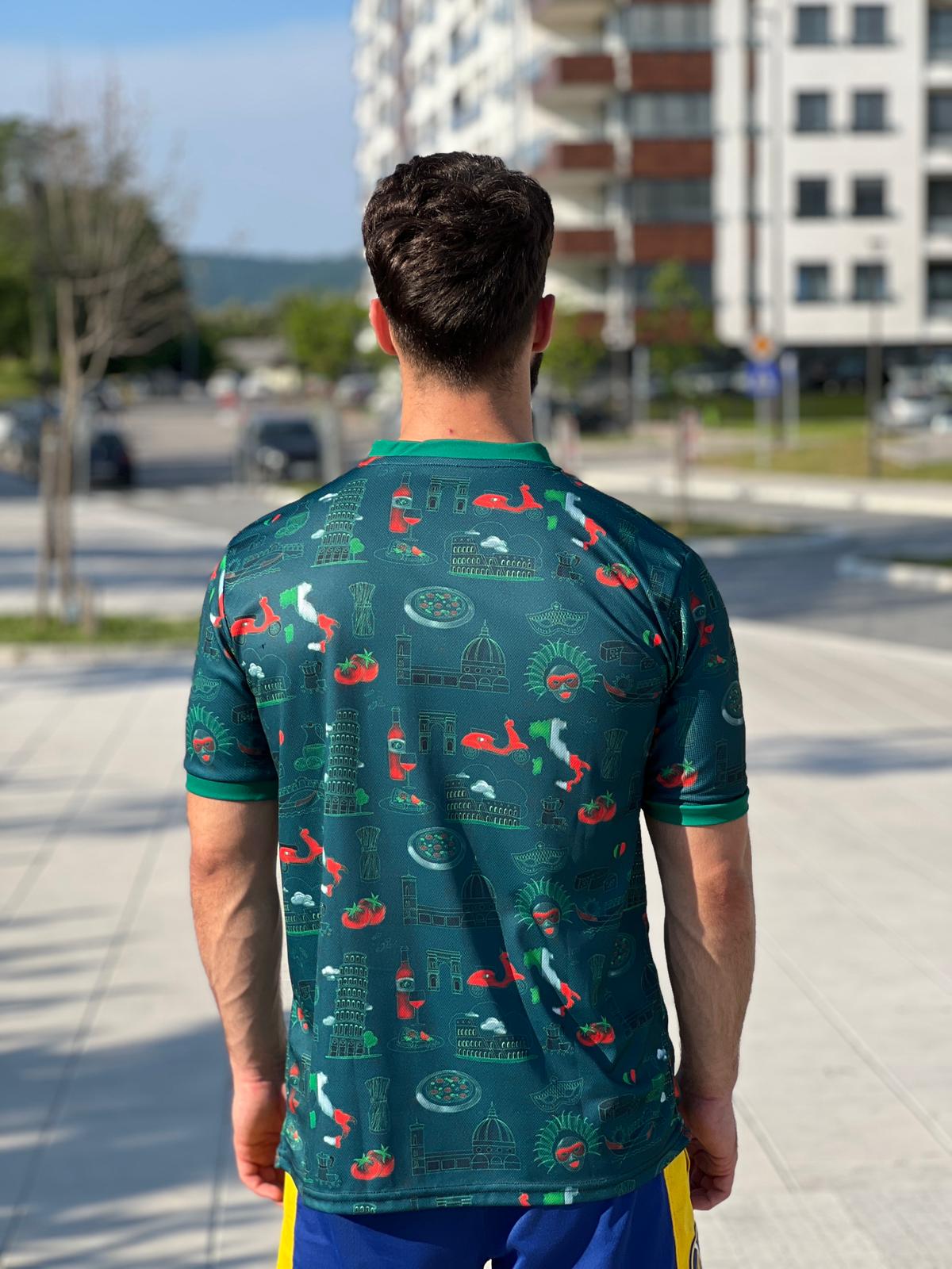 Italy National Team Football Shirt Heritage Green